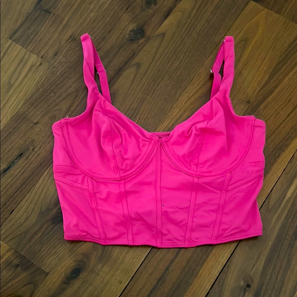Pink Women's Corset Top